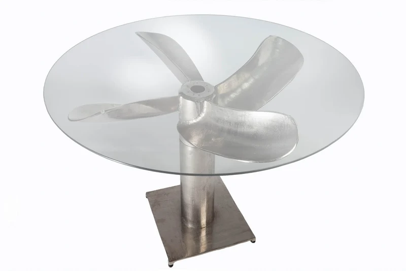 Glass plate Ø 105cm round for dining tables 8mm tempered glass