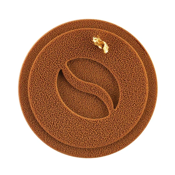 6 moules en silicone décor mini coffee 7 cm Silikomart