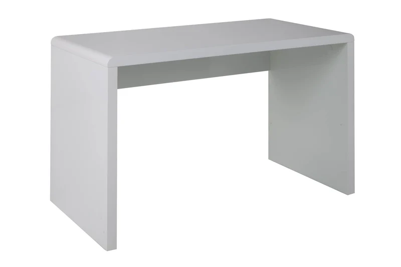 Design bureau FAST TRADE 120cm blanc haute brillance bureau de travail