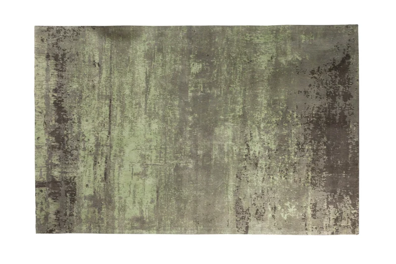 Tapis vintage MODERN ART 240x160cm aspect usé vert lavé