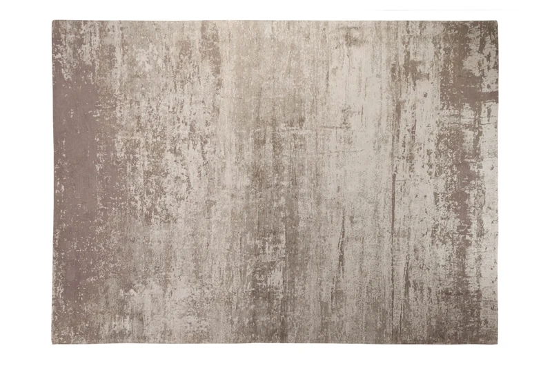 Tapis vintage en coton MODERN ART XXL 350x240cm beige-gris lavé aspect usé