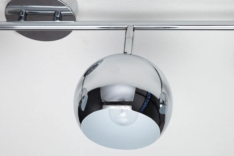 Moderne plafonnière BUBBLE 105cm argent chrome suspension