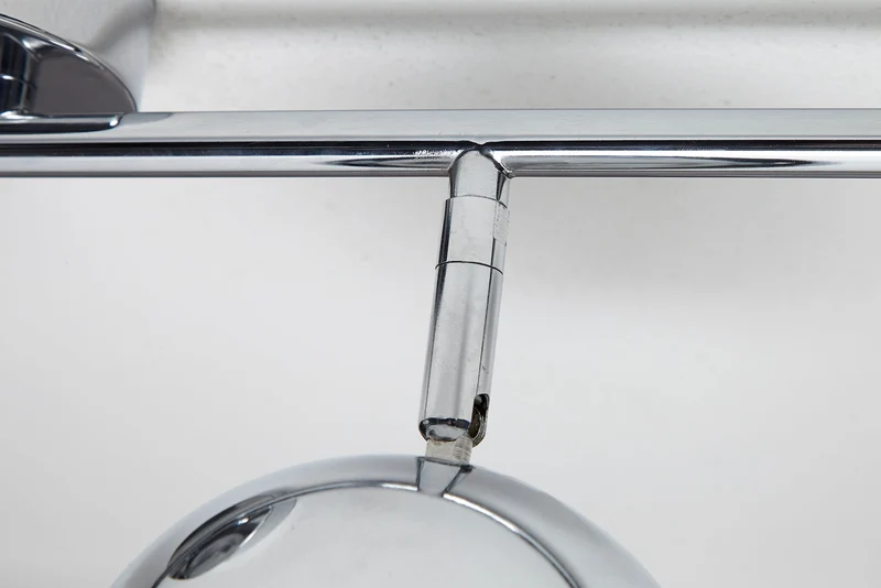 Moderne plafonnière BUBBLE 105cm argent chrome suspension