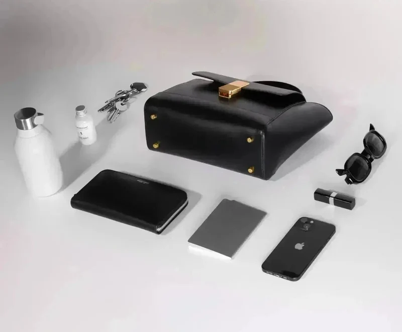 Marly - Cuir Box Noir