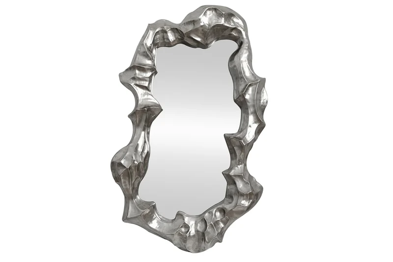 Extravagant miroir mural VENETIA 150 cm argent suspension variable