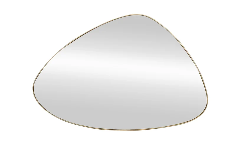 Miroir mural moderne NOEMI 85cm or accrochage variable