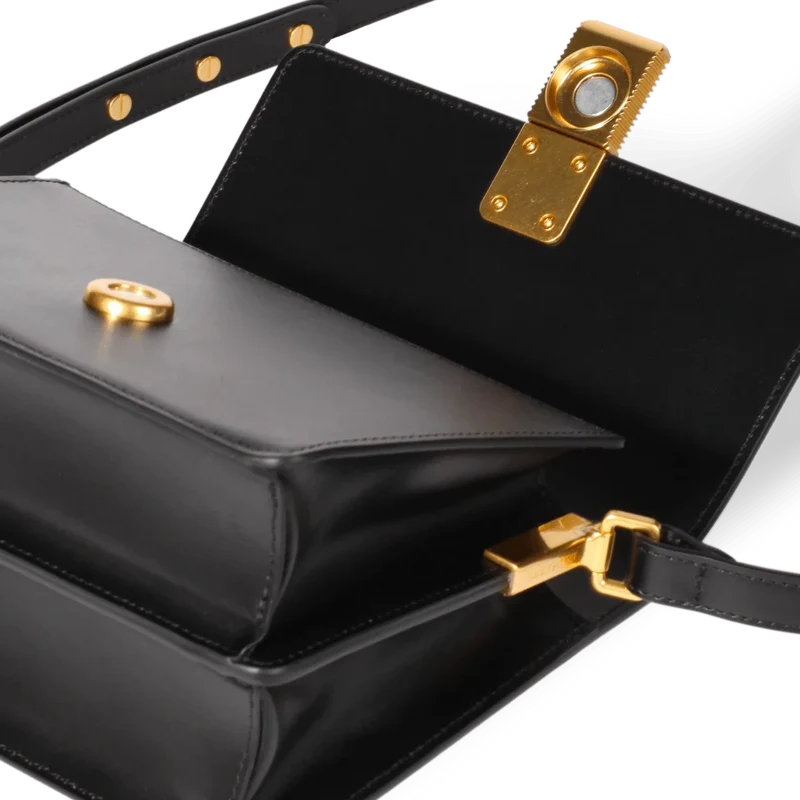 Gabriel - Cuir Box Noir