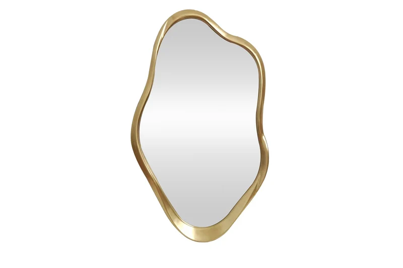 Miroir mural moderne EMBER 100cm or variable à accrocher forme organique