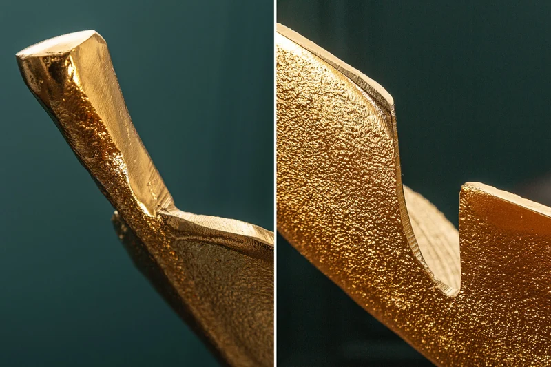 Bol décoratif design GOLD LEAF 65cm feuille d’or design métal fait main