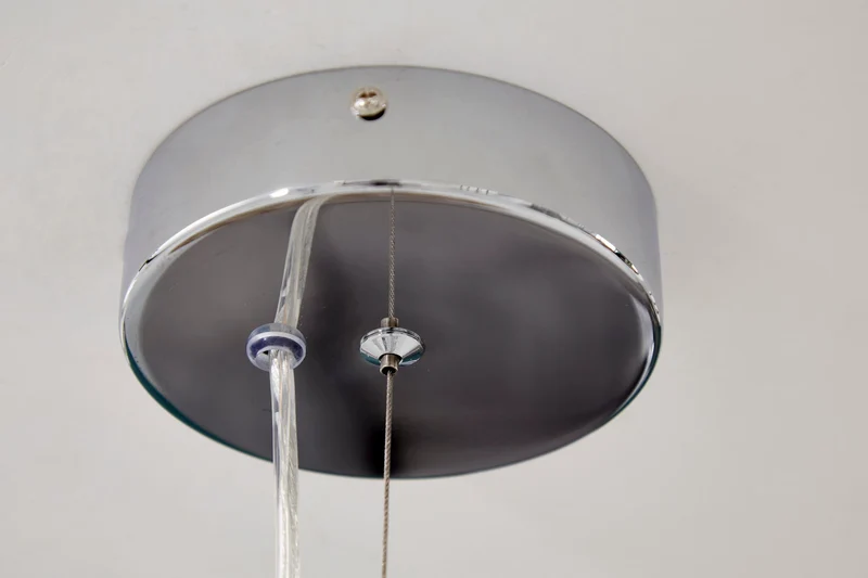 Lampe à suspension design CHROME BALL 32cm suspension chromée design moderne