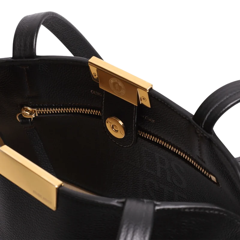 Passy - Cuir Grainé Noir