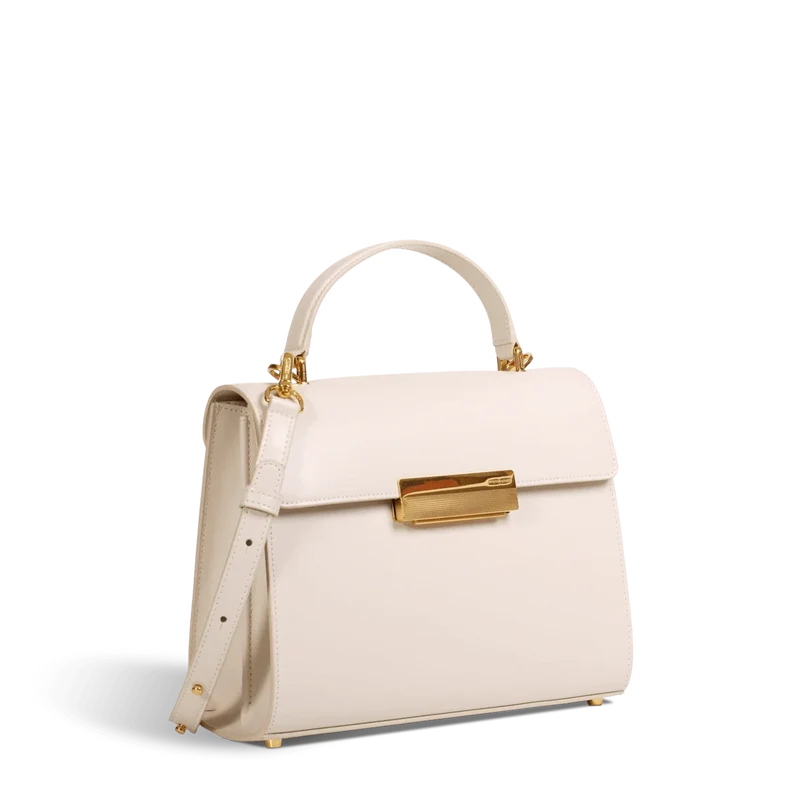 Capucine - Cuir Box Blanc Cassé