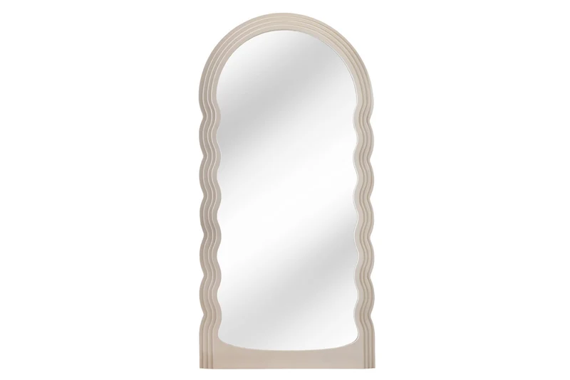 Miroir mural design WAVE 160cm grège