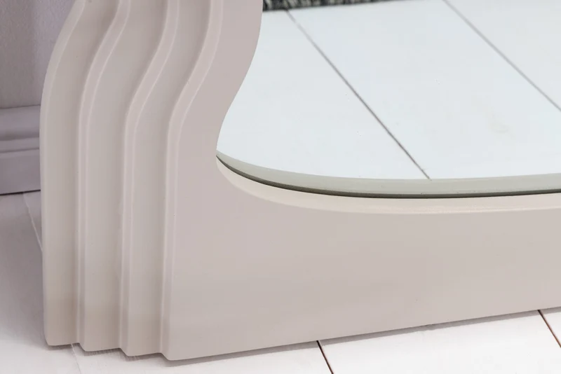 Miroir mural design WAVE 160cm grège
