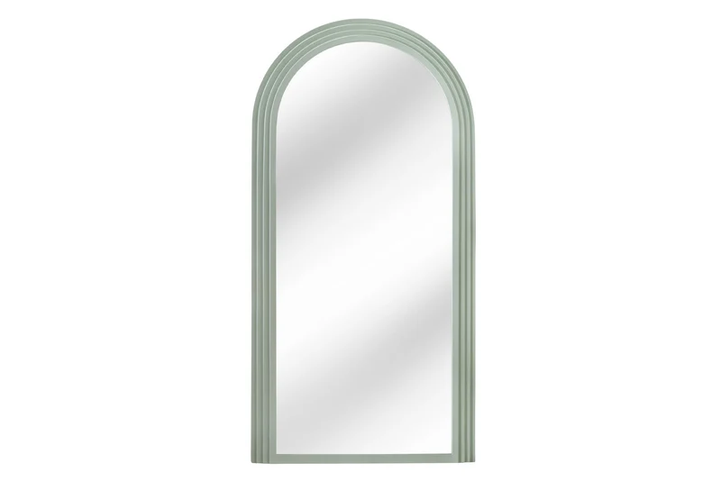 Miroir mural design ART DECO 160cm vert sauge