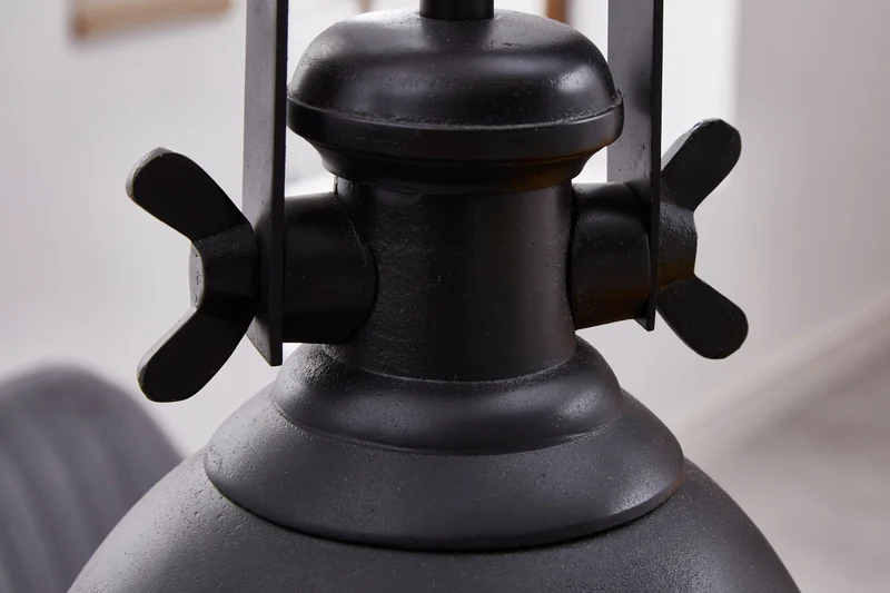 Lampe à suspension design INDUSTRIELLE 45cm bronze noir style industriel