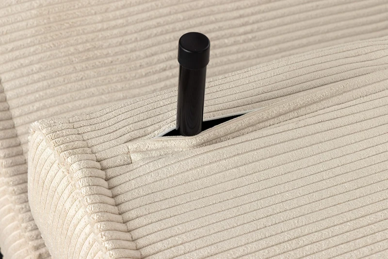 Canapé convertible 2 places SMART MULTIFUNCTION 140cm beige Cord