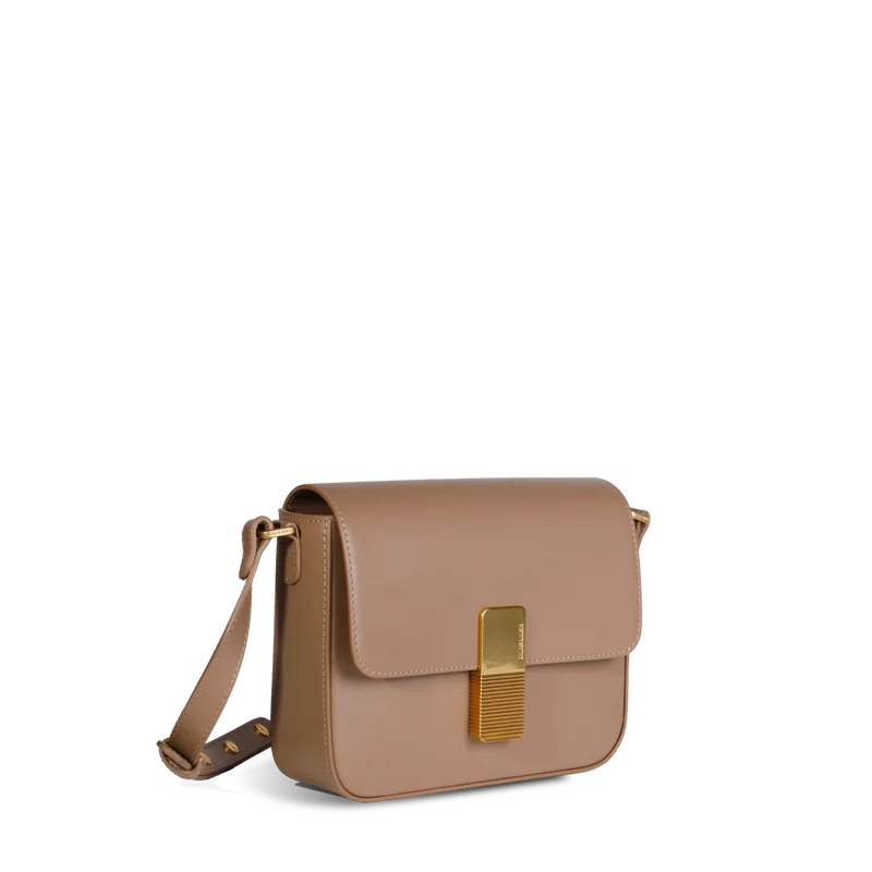 Mini Monceau - Cuir Box Taupe