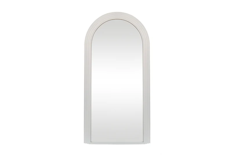 Miroir mural design ART DECO 160 cm blanc