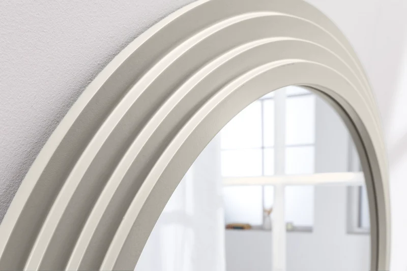 Miroir mural design ART DECO 160 cm blanc