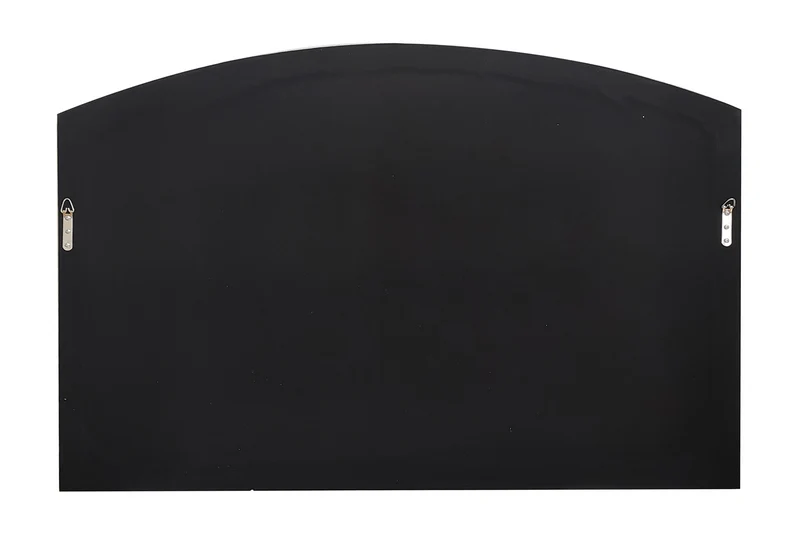 Moderne miroir mural PARIS 120cm noir miroir fenêtre design arc-rond