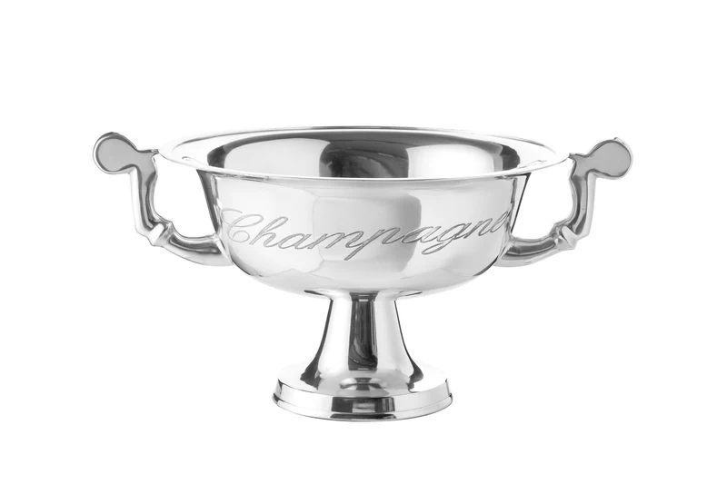 Lot de 2x Refroidisseur à champagne exclusif CHAMPAGNE Refroidisseur de bouteille 65 cm argent poli