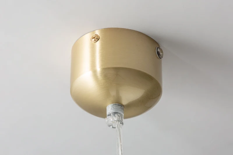 Suspension moderne GOLDEN BALL 30cm lampe suspendue dorée réglable en hauteur