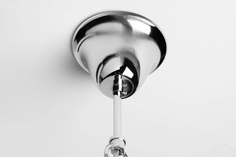 Suspension extravagante GALAXY 72cm lampe à suspension argentée design moderne