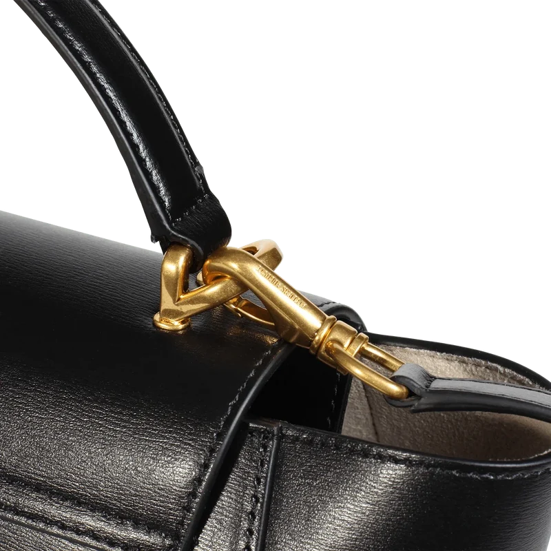 Mini Marly - Cuir Box Noir