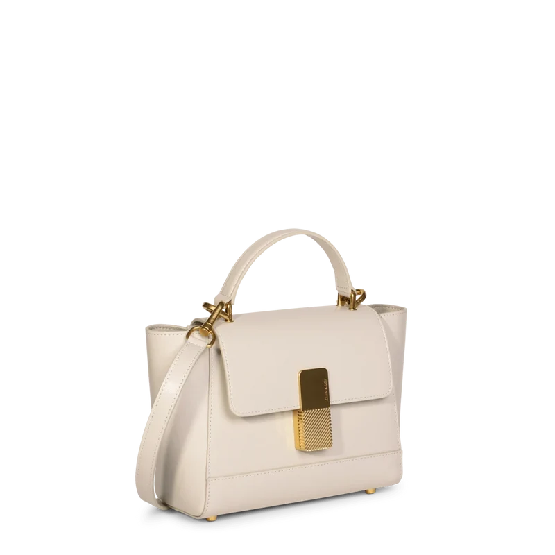 Mini Marly - Cuir Box Blanc Cassé