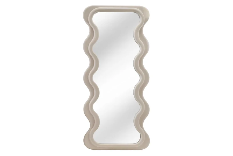 Miroir mural design CURVY 160cm grège