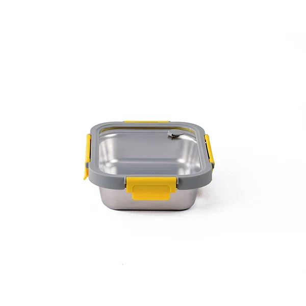 Boîte de conservation en inox rectangulaire 820 ml compatible micro-ondes Pika