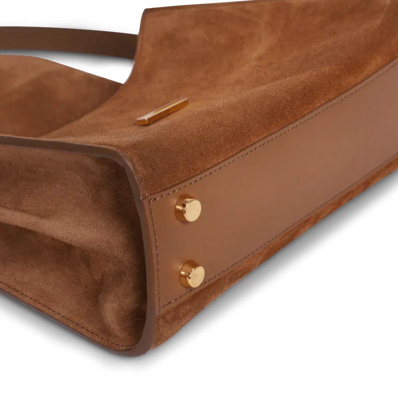 Mini Amelot - Cuir Velours Camel