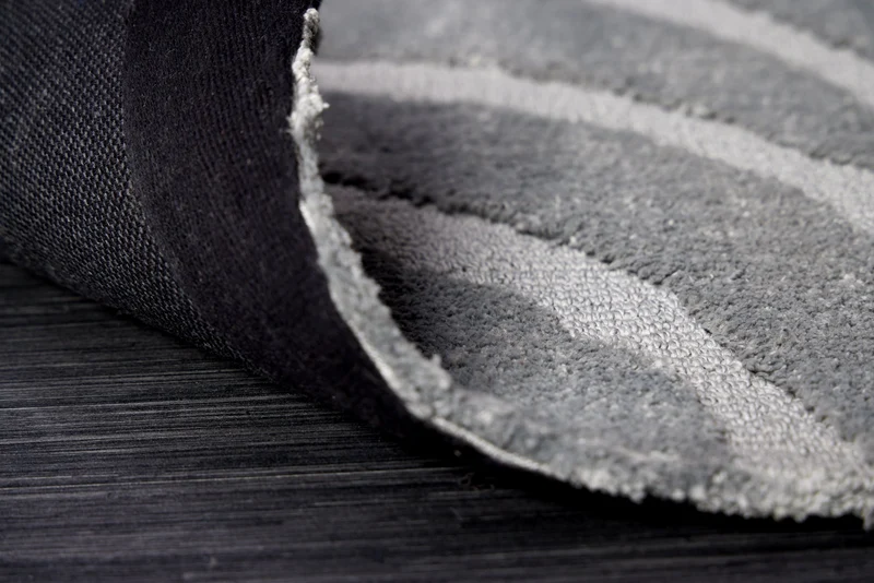 Tapis design WAVE 240x170cm gris effet 3D