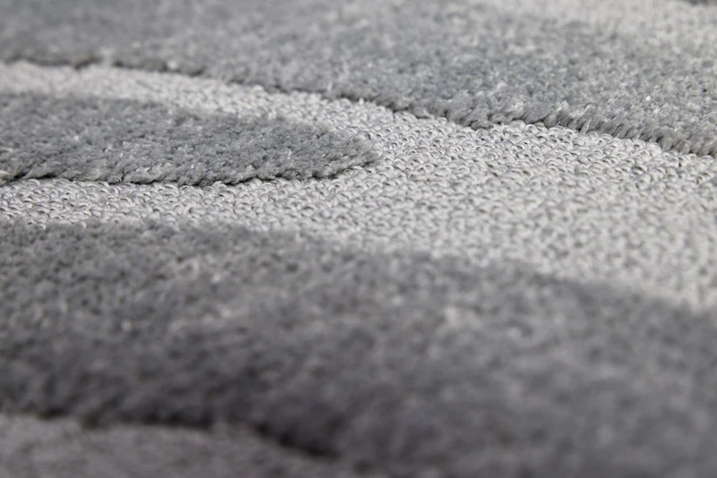 Tapis design WAVE 240x170cm gris effet 3D