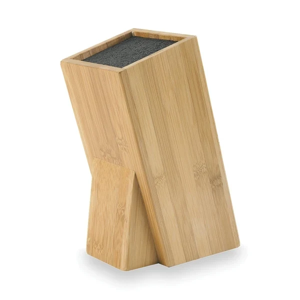 Bloc rangement de couteaux bambou véritable Pradel Jean Dubost