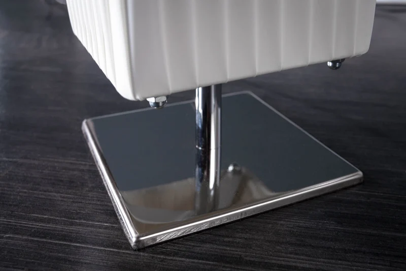 Lot de 2x design moderne lampe sur pied PARIS 160cm blanc abat-jour plissé lampe sur pied