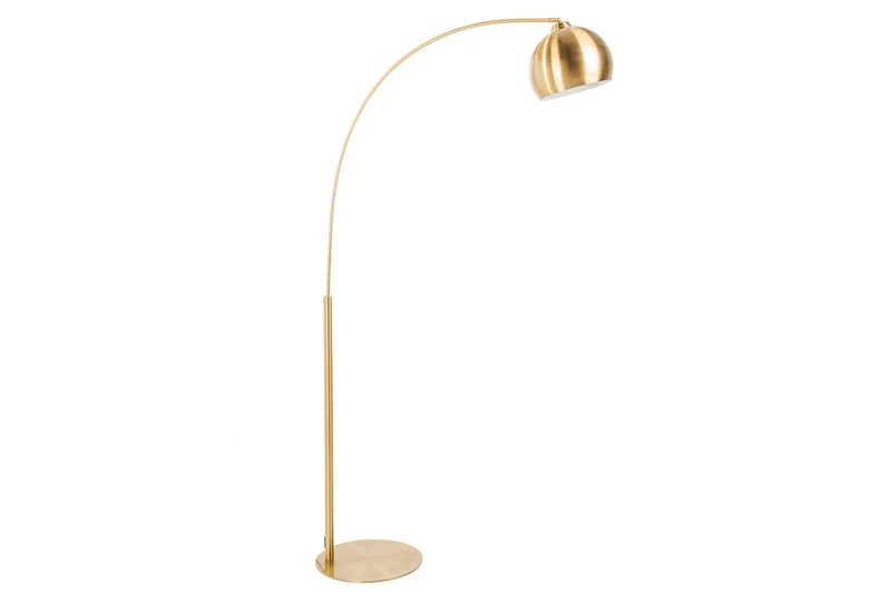 Lampe à arc élégante LOUNGE DEAL 205cm lampadaire doré