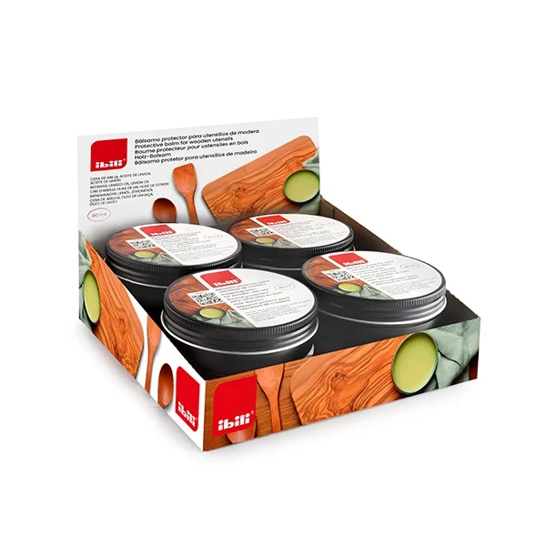 Baume protecteur pour ustensiles en bois 80 ml Ibili