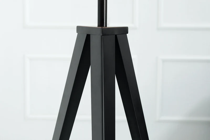 Lampadaire élégant TRIPOD 145cm lampadaire rétro noir