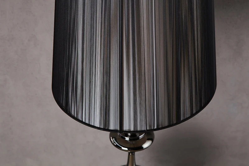 Lampadaire design élégant LUCIE 160cm lampadaire noir de style baroque