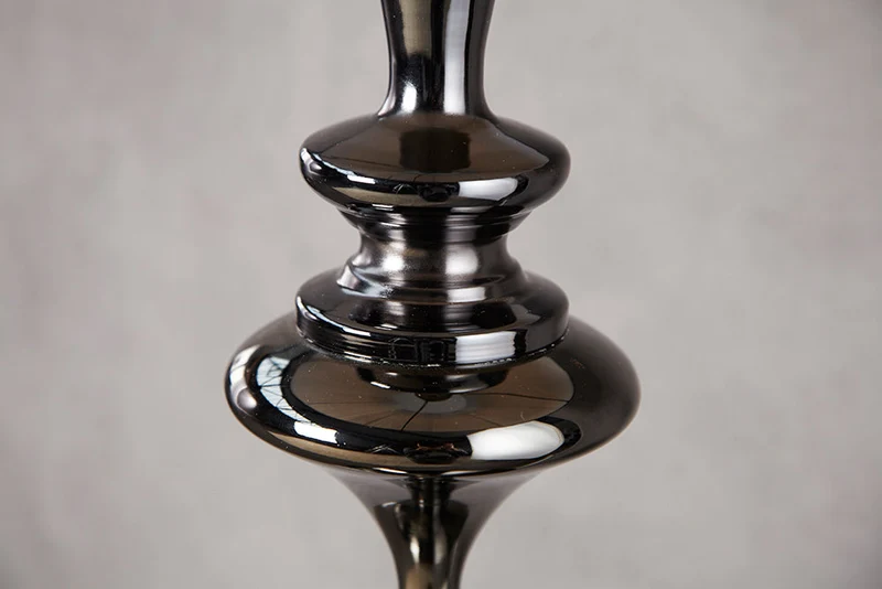 Lampadaire design élégant LUCIE 160cm lampadaire noir de style baroque