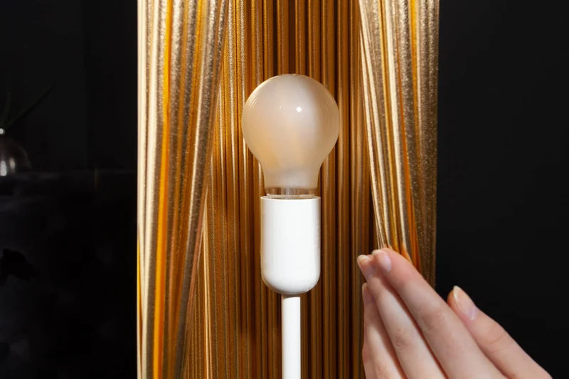 Lot de 2x Moderne Designer lampe de sol PARIS 120cm or lampe de sol