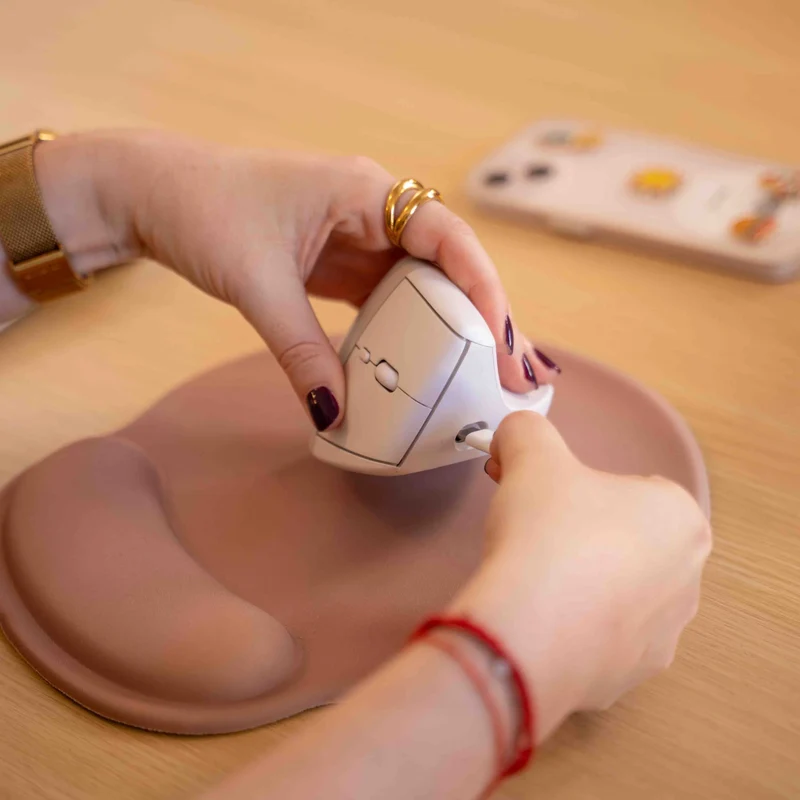 Souris verticale ergonomique sans fil