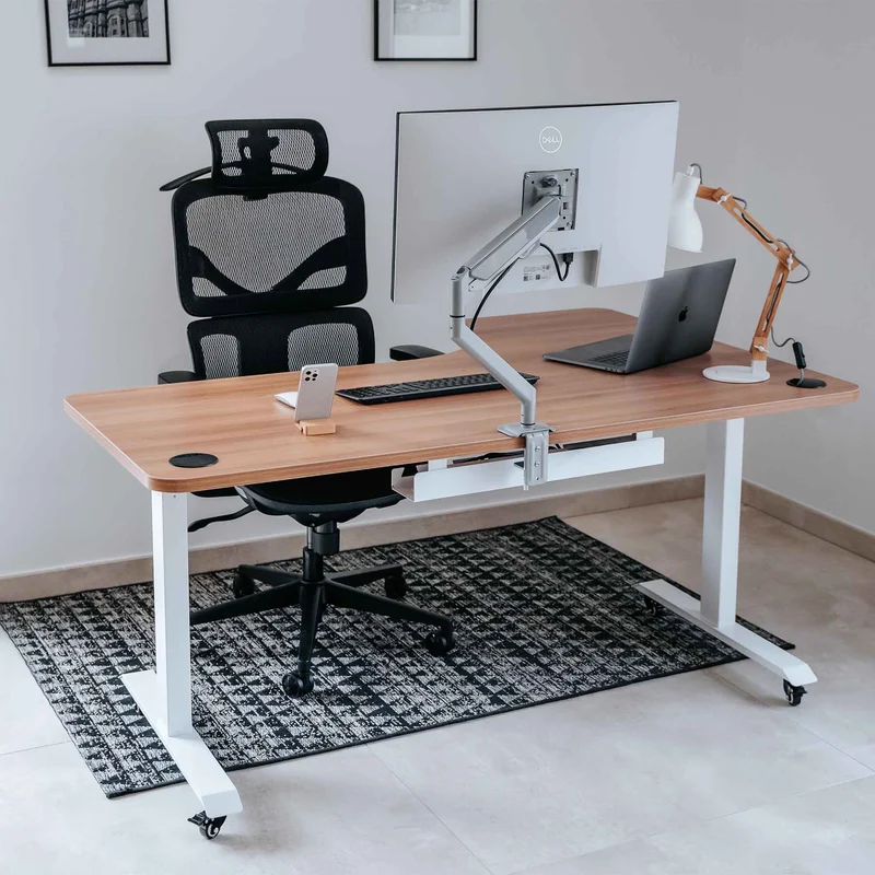 Piètement de bureau assis debout d’angle - CORNER L