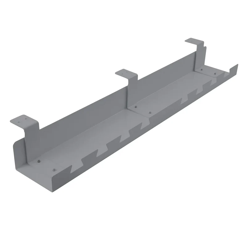 Goulotte horizontale passe-câble pour bureau