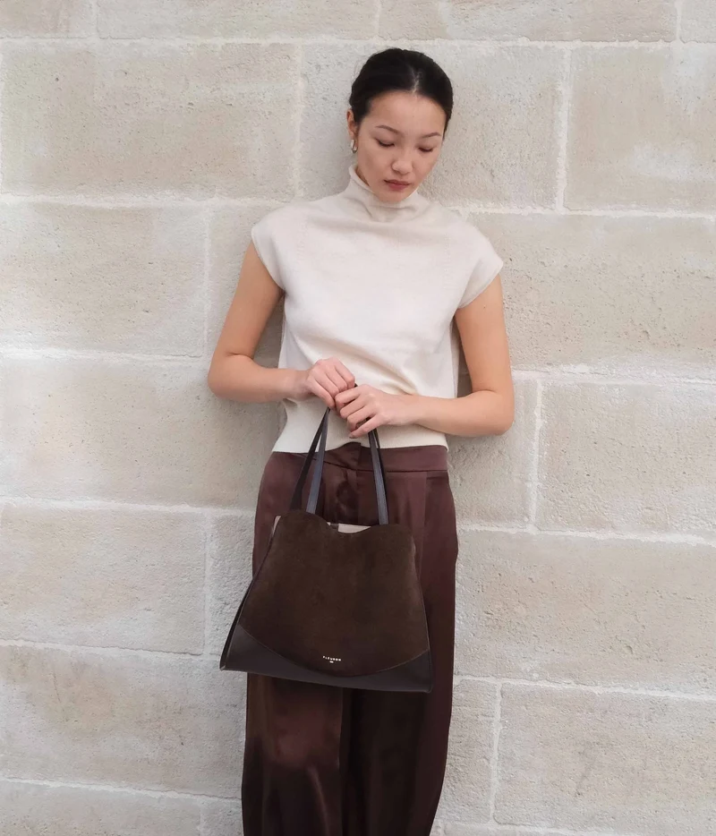 Medium Oak | Suede Moka