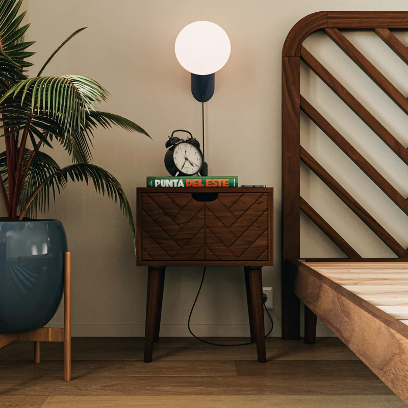 Table de chevet bois Ali