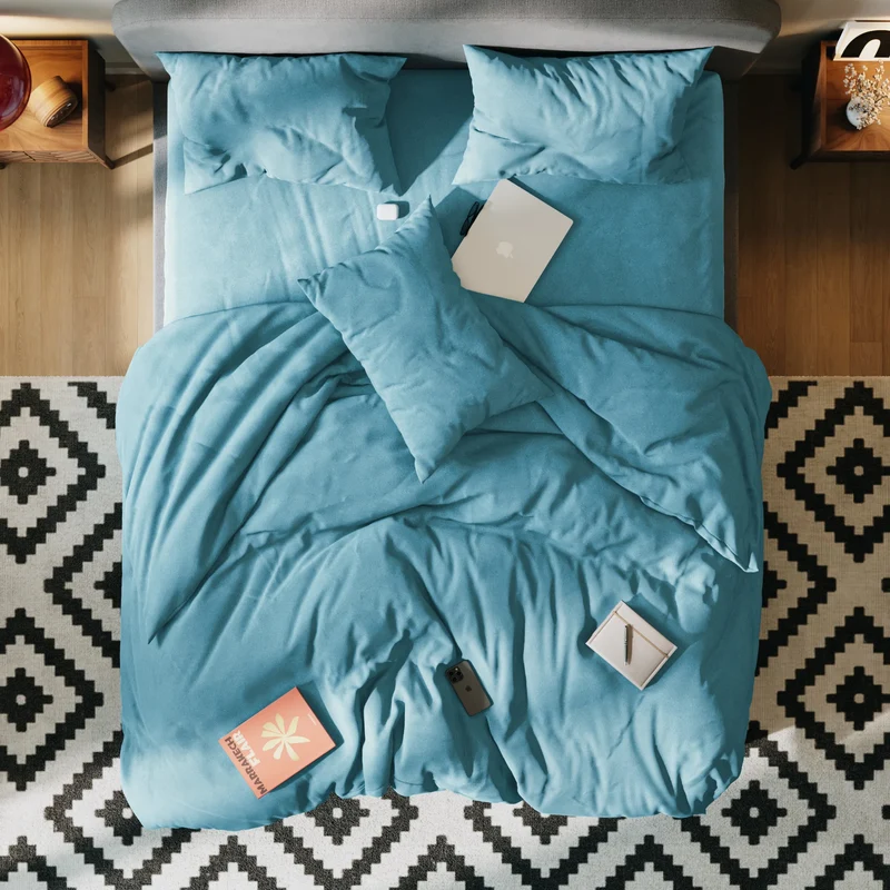 Housse de couette flanelle de coton