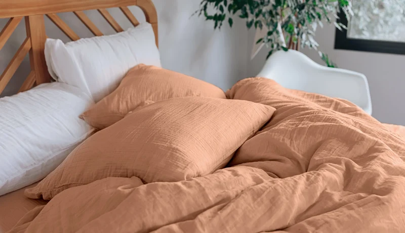 Housse de couette gaze de coton